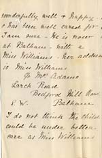 Image of Case 2 3. Letter from Miss S.  c. 17 October 1882
 page 2