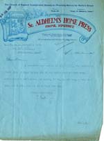 Image of Case 2 40. Letter to Revd Westcott from Mr Frost  24 January 1930
 page 1