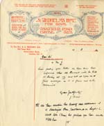 Image of Case 2 51. Letter to Revd Westcott from Mr Frost  4 March 1930
 page 1