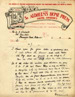 Image of Case 2 53. Letter to Revd Westcott from Mr. Frost  5 March 1930
 page 1