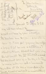 Image of Case 10 4. Letter from Miss Clark 12 April 1882
 page 1