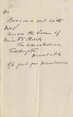 Image of Case 10 5. Receipt for 5/6 c. 12 April 1882
 page 1