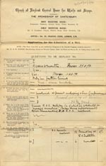 Image of Case 86 1. Application to Waifs and Strays' Society 14 November 1882
 page 1