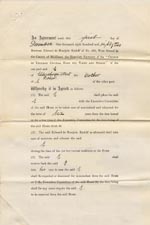 Image of Case 89 2. Agreement for E. to go into the Society's care 1 December 1882
 page 1