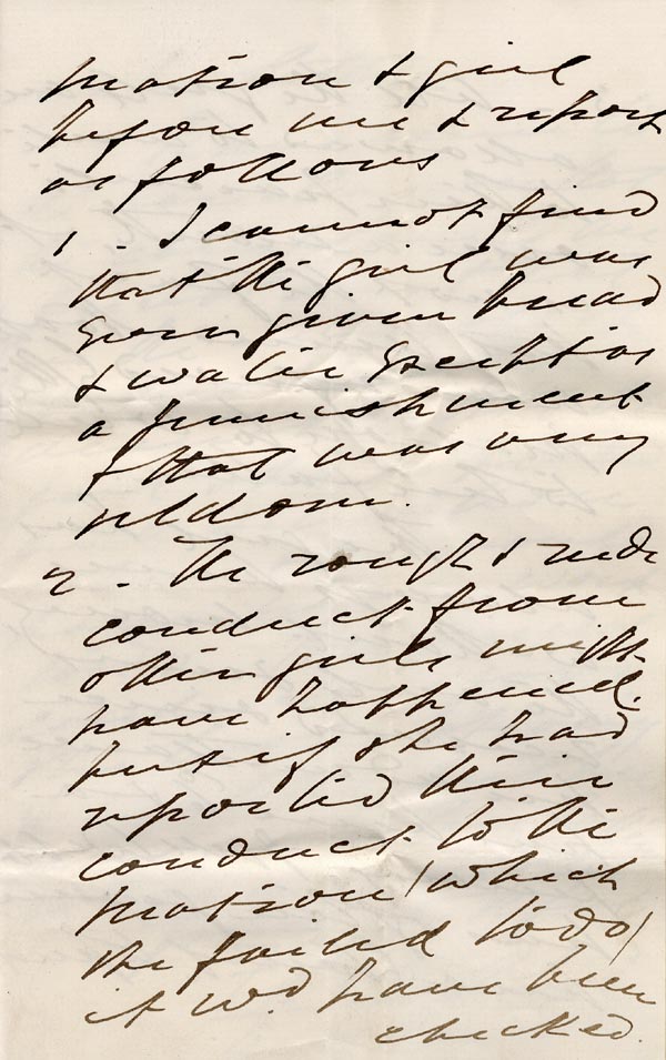 Large size image of Case 175 4. Letter from Fareham Home  25 July 1887
 page 2