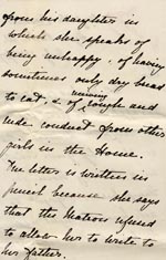 Image of Case 175 2. Letter from Miss H.  22 July 1887
 page 2