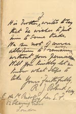 Image of Case 176 6. Letter from Denston College 7 February 1890
 page 2