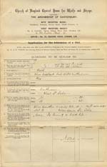 Image of Case 186 1. Application to Waifs and Strays' Society 27 July 1883
 page 1