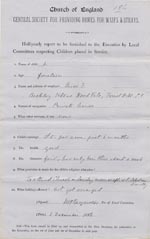 Image of Case 186 5. Half-yearly report 1 December 1886
 page 1