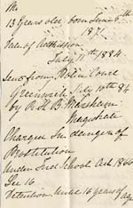 Image of Case 342 3. Note of proceedings and verdict  July 1884
 page 2