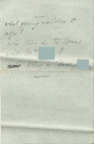 Large size image of Case 476 2. Letter from Sister Marian of St  Andrew's Deaconess' House, Westbourne Park concerning the girls' mother's wish to have her daughters returned to London  23 October 1893
 page 4