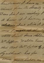 Image of Case 485 10. Letter from H. to Revd Edward Rudolf enquiring about his family  1 March 1900
 page 2