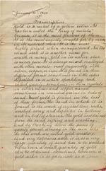 Image of Case 512 6. Specimen of P's handwriting 31 January 1890
 page 1