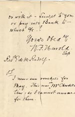 Image of Case 512 13. Letter from Supt W.F. Harold, Standon Home 28 September 1910
 page 2