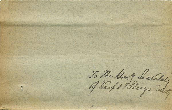 Large size image of Case 517 19. Letter from Miss M.S. Bruce  17 April 1889
 page 1