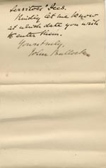 Image of Case 517 5. Letter from John Bullock, the Headmaster of St Oswald's College  20 November 1886
 page 3