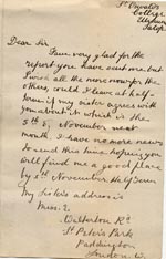Image of Case 517 7. Letter from E.  [?1888]
 page 1