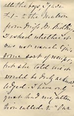 Image of Case 517 8. Letter from B.M. Rolfe concerning money  2 October 18??  [This letter may relate to another case]
 page 2