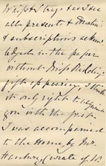 Image of Case 517 8. Letter from B.M. Rolfe concerning money  2 October 18??  [This letter may relate to another case]
 page 3