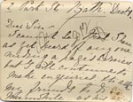 Image of Case 517 14. Letter from Miss M.S. Bruce  1 December [1888]
 page 1