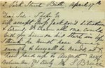 Image of Case 517 19. Letter from Miss M.S. Bruce  17 April 1889
 page 2