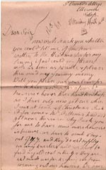 Image of Case 517 21. Letter from E.  April 1889
 page 1