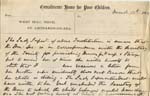 Image of Case 542 11. Letter from the Convalescent Home requesting that the Waifs and Strays' Society let F's mother know that her daughter is unlikely to survive  11 March 1892
 page 1