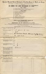 Image of Case 866 1. Application to Waifs and Strays' Society  4 December 1886
 page 1