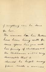 Image of Case 942 14. Letter from the Female Mission requesting help for A.  16 June 1894
 page 2