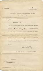 Image of Case 942 26. Order under the Industrial Schools Amendment Act  17 February 1896
 page 1