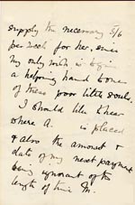 Image of Case 1024 9. Letter from Miss Blair  27 May 1887
 page 2