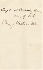 Image of Case 1024 9. Letter from Miss Blair  27 May 1887
 page 3