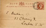 Image of Case 1024 12. Postcard from Miss Blair  6 June 1887
 page 1