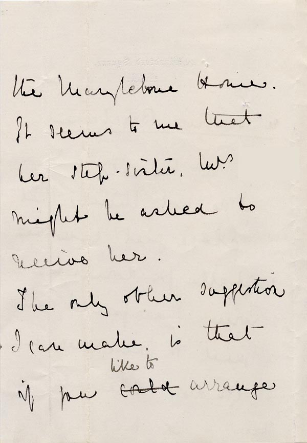Large size image of Case 1047 4. Letter from A. L. Lee c. 1887 
 page 2