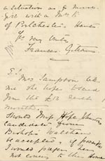 Image of Case 1047 5. Letter from Miss Gittens, Industrial Home, Fareham  23 June 1889
 page 3