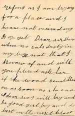 Image of Case 1047 12. Letter from B. c. 27 November 1891
 page 2