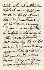 Image of Case 1106 3. Letter from the Barnes Ladies Association 29 July 1887
 page 2