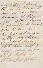 Image of Case 1109 2. Letter from E. to Mrs B., Frome home c.1887
 page 3