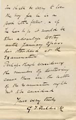 Image of Case 1109 6. Letter from G.T. Fieldwick, Hanley Castle 14 November 1889
 page 2