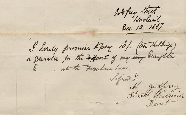 Large size image of Case 1180 3. Letter from I. 12 December 1887
 page 1