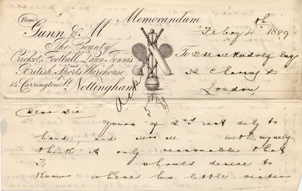 Large size image of Case 1214 22. Letter from adoptive father  4 February 1889
 page 1