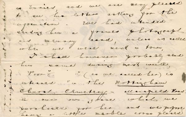 Large size image of Case 1214 22. Letter from adoptive father  4 February 1889
 page 2
