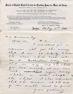 Image of Case 1214 6. Letter to E.A. Buchanan 3 February 1888
 page 1