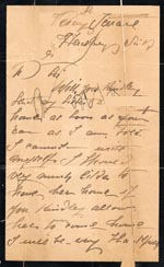 Image of Case 1214 10. Letter from A's brother c. July 1888
 page 1