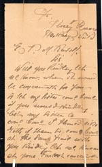 Image of Case 1214 11. Letter from A's brother c. July 1888
 page 1