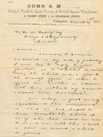 Image of Case 1214 19. Letter from adoptive father 27 August 1888
 page 1