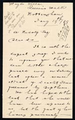 Image of Case 1214 20. Letter from adoptive father 19 January 1889 
 page 1