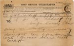 Image of Case 1265 6. Telegraph to Mr Rudolf 21 March 1889
 page 1