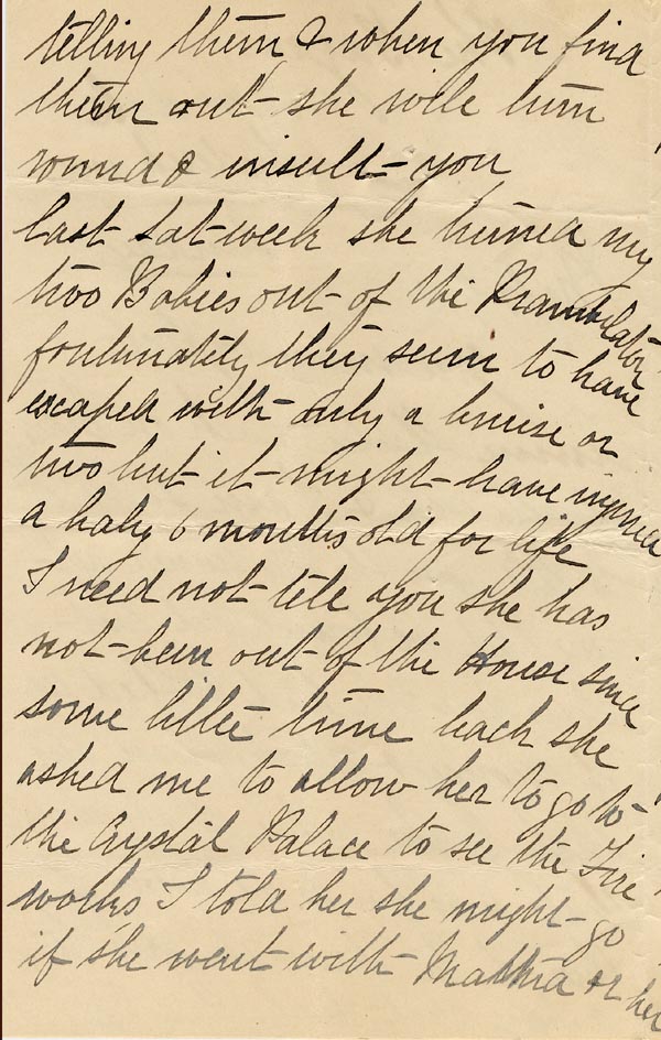 Large size image of Case 1269 5. Letter from A's first employer c. early October 1890
 page 2