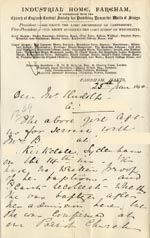 Image of Case 1269 4. Letter from Fareham 23 June 1890
 page 1